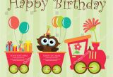 Www.happy Birthday Cards Happy Birthday Card Design Vector Illustration Stock