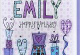 Www.happy Birthday Cards Personalised Niece Birthday Card by Claire sowden Design