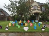 Yard Decorations for 50th Birthday Happy Birthday Quot Lawn Letters with Other Yard Decor Signs