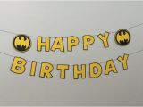 Yellow and White Happy Birthday Banner Batman Black and Yellow Happy Birthday Banner by Scraptags