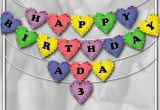 Yellow and White Happy Birthday Banner Items Similar to Diy Printable Happy Birthday Banner