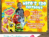 Yo Gabba Gabba Birthday Invitations Yo Gabba Gabba Birthday Invitations Custom Invites