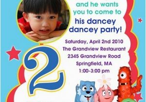 Yo Gabba Gabba Birthday Invitations Yo Gabba Gabba Custom Birthday Invitation Www Artfire