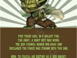 Yoda Birthday Invitations Star Wars Yoda Printable Birthday Party Invitation Diy