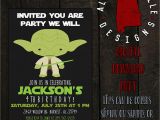 Yoda Birthday Invitations Yoda Birthday Invitation by Alabamabelledesigns On Etsy