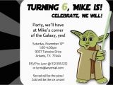 Yoda Birthday Invitations Yoda Inspired Birthday Party Invitation by Freshlycutcards