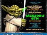 Yoda Birthday Invitations Yoda Invitation Star Wars Invitation Star Wars Birthday