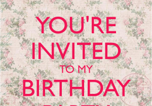 You are Invited to My Birthday Party You 39 Re Invited to My Birthday Party Poster Jules Keep