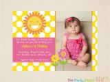 You are My Sunshine 1st Birthday Invitations You are My Sunshine Birthday Invitation by thepartypaperfairy