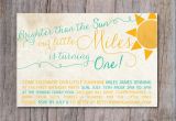 You are My Sunshine 1st Birthday Invitations You are My Sunshine Birthday Party Invitation 1st by