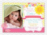 You are My Sunshine 1st Birthday Invitations You are My Sunshine Birthday Party Invitation by