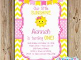 You are My Sunshine Birthday Party Invitations You are My Sunshine Birthday Invitation Sunshine Birthday