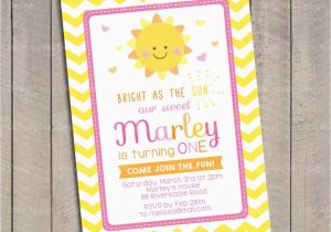 You are My Sunshine Birthday Party Invitations You are My Sunshine Birthday Sunshine Invitation You are