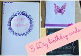 You Tube Birthday Cards Diy Birthday Card Ideas Youtube