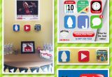 Youtube Birthday Party Invitations Youtube theme Party Set Youtubers Birthday Party Set