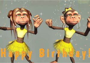 Youtube Funny Birthday Cards Funny Happy Birthday song Monkeys Sing Happy Birthday