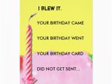 Zazzle Birthday Cards Belated Birthday Card Zazzle