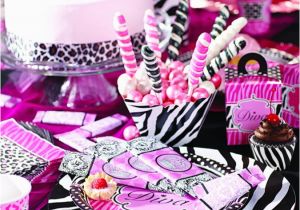 Zebra Decorations for Birthday Party Diva Zebra Birthday Express