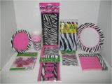 Zebra Decorations for Birthday Party Zebra Fun Zebra Passion Hot Pink Party Supplies