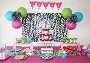 Zebra Decorations for Birthday Party Zebra Party Chloe is 1 Zebra Party Hot Pink and Limes