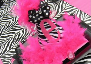 Zebra Print Birthday Decorations Hot Pink and Zebra Print Birthday Party Ideas Photo 1 Of