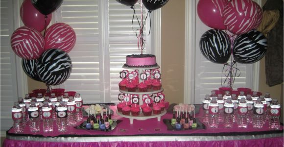 Zebra Print Birthday Decorations Party Tales Birthday Party Zebra Print and Hot Pink