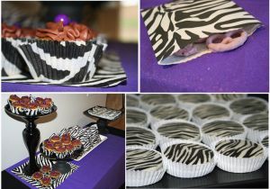 Zebra Print Birthday Decorations Zebra Party thoughtfully Simple