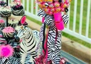 Zebra Print Birthday Party Decorations Decoracion Para 15 Anos Estilo Animal Print 50 Ideas Y