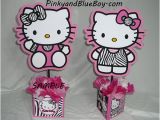 Zebra Print Decorations for A Birthday Party Hello Kitty Characters Birthday Centerpieces Decorations
