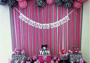 Zebra Print Decorations for A Birthday Party Pink N Zebra Stripe Candy Buffet Budget Bash Pinterest