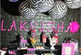 Zebra Print Decorations for A Birthday Party Zebra Hot Pink Birthday Party Ideas Photo 1 Of 24