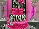 Zebra Print Decorations for Birthday Party Zebra Print Quinceanera Party Ideas Photo 2 Of 17