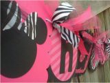 Zebra Print Happy Birthday Banner Items Similar to Minnie Mouse Happy Birthday Banner In Hot