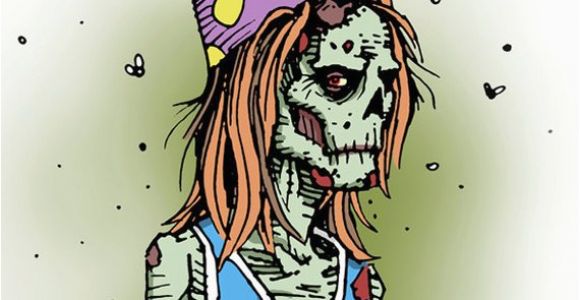 Zombie Birthday Cards Melancholy Greetings Zombie Birthday Card Blank Inside