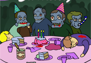 Zombie Birthday Cards Peabody 39 S Place Zombie Birthday