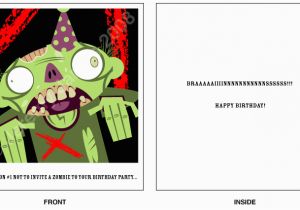 Zombie Birthday Cards Zombie Birthday Card by Hobbit1978 On Deviantart