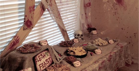 Zombie Birthday Decorations Real Party Zombie Apocalypse A Well Crafted Party