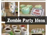 Zombie Birthday Decorations the Partying Zombies Boy S Birthday Spaceships and Laser