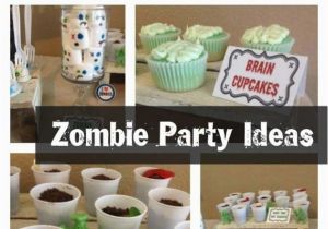 Zombie Birthday Decorations the Partying Zombies Boy S Birthday Spaceships and Laser