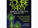 Zombie Birthday Party Invitations Personalized Walking Dead Invitations