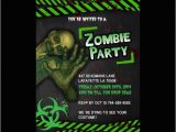 Zombie Birthday Party Invitations Printable Zombie Invitations for A Teen Zombie Party