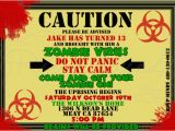 Zombie Birthday Party Invitations Printable Zombie Invitations for A Teen Zombie Party