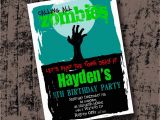 Zombie Birthday Party Invitations Zombie Birthday Party Invitation Printable