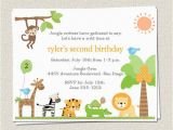 Zoo Birthday Invitations Free 10 Birthday Party Invitations Jungle Zoo Safari King Of