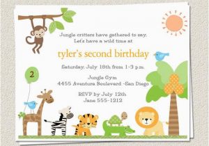Zoo Birthday Invitations Free 10 Birthday Party Invitations Jungle Zoo Safari King Of