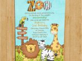 Zoo Birthday Invitations Free Zoo Birthday Invitation Jungle Animals Custom and