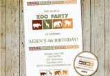 Zoo Birthday Invitations Free Zoo Birthday Invitation Printable Safari Party Invite Thank