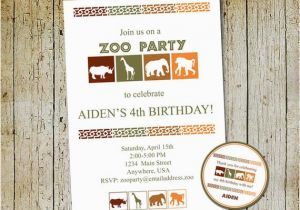 Zoo Birthday Invitations Free Zoo Birthday Invitation Printable Safari Party Invite Thank