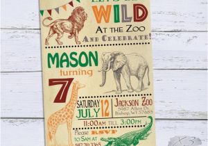Zoo Birthday Invitations Free Zoo Birthday Invitations Jungle 1st Birthday Invitations 7th