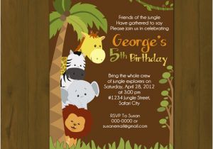 Zoo Birthday Invitations Free Zoo Birthday Invitations Template Best Template Collection